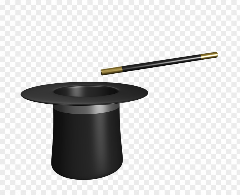 Magic Magician Wand Hat PNG