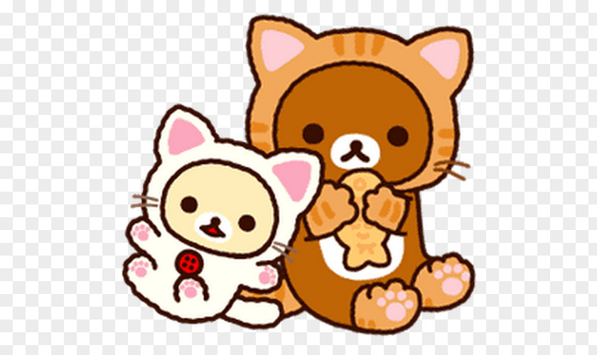 Rilakkuma Hello Kitty San-X Sticker PNG