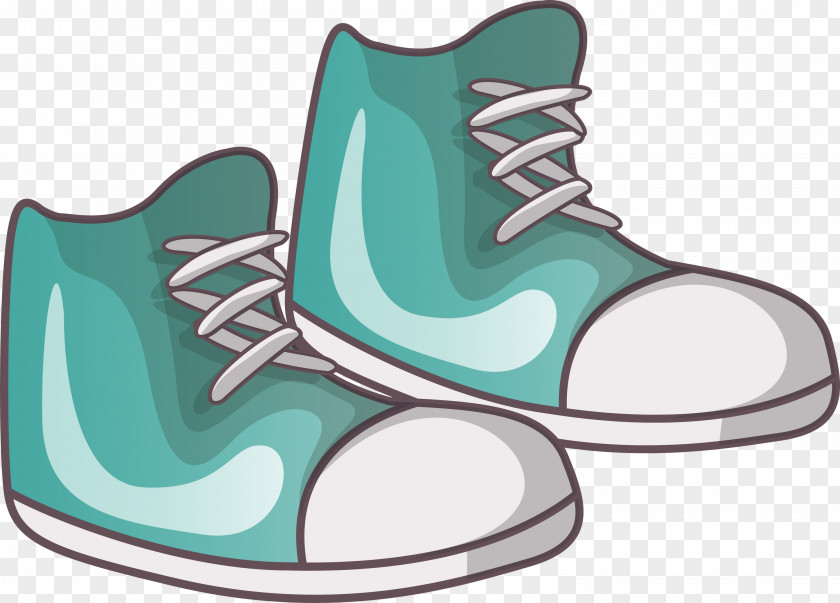 Shoe Pattern Walking Turquoise Cross-training PNG