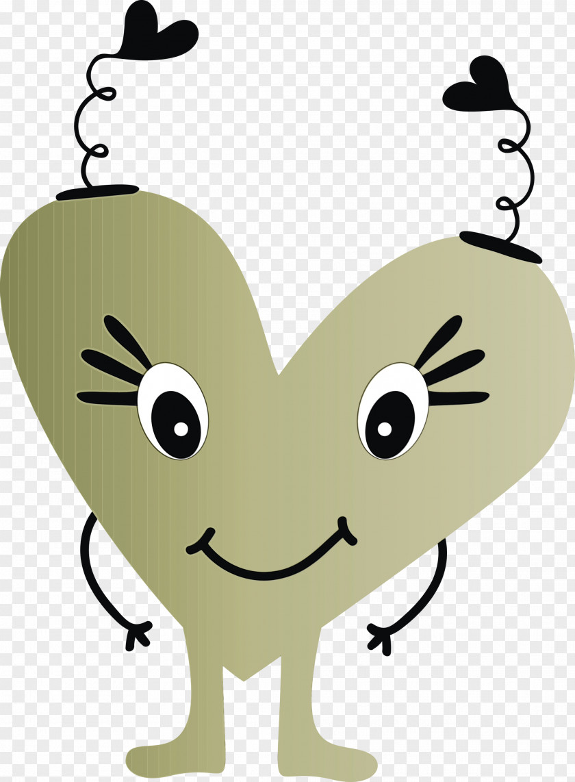 Cartoon Head Nose Love Smile PNG