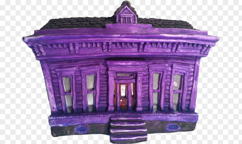 Color Plaster Molds Facade Purple PNG