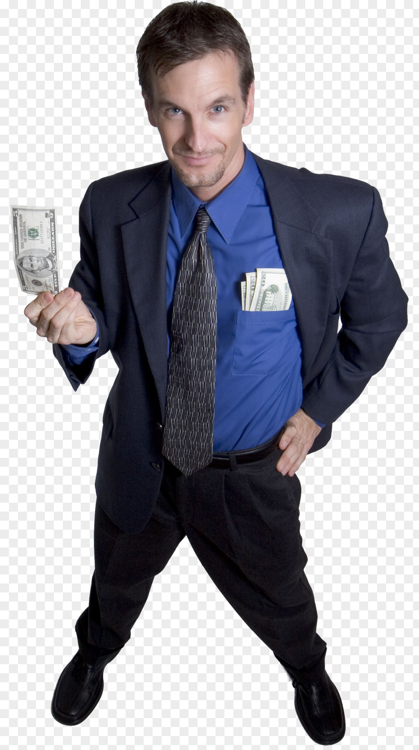Foreigner Holding The Dollar Money PNG