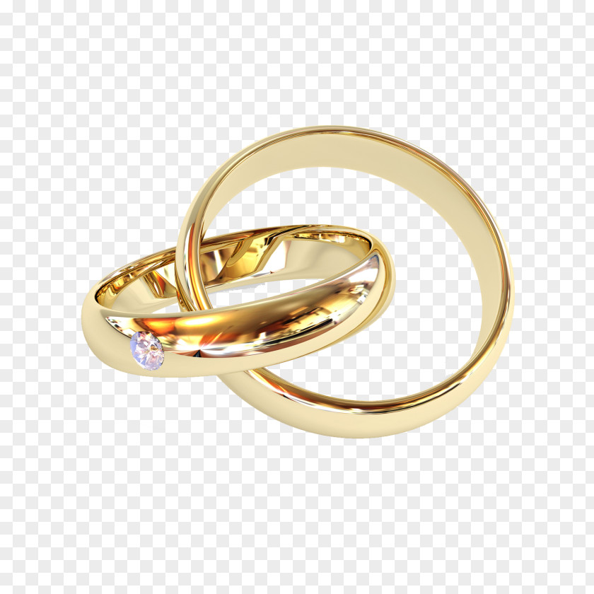 Golden Couple Ring Wedding Engagement Bride PNG