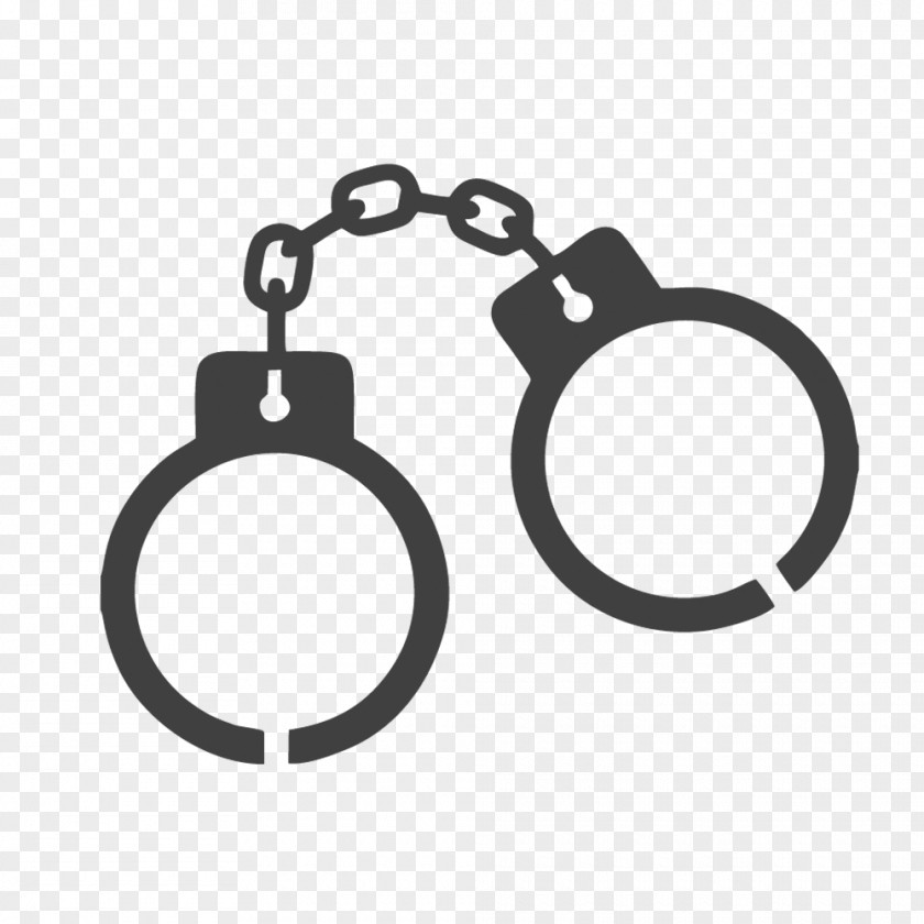 Vector Handcuffs Flat Material Police Officer T-shirt Arrest PNG
