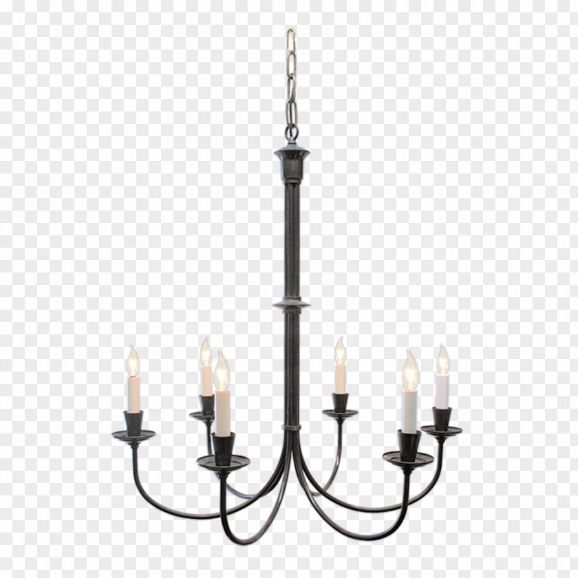 Chandelier Black English Ceiling Candle PNG