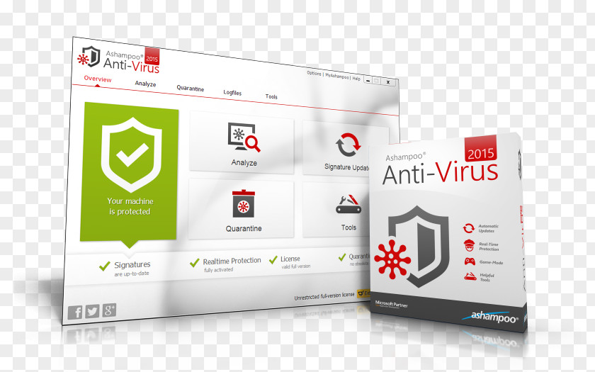 Computer Ashampoo AntiVirus Antivirus Software Program Virus PNG