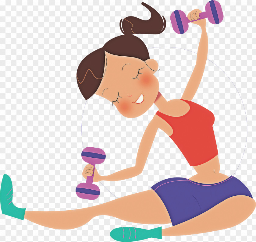 Exercise Equipment Dumbbell Arm Cartoon Clip Art Joint Physical Fitness PNG