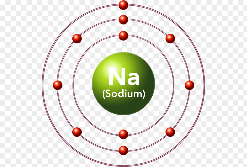Himalayan Salt Magnesium Chemical Element Bohr Model Diagram PNG