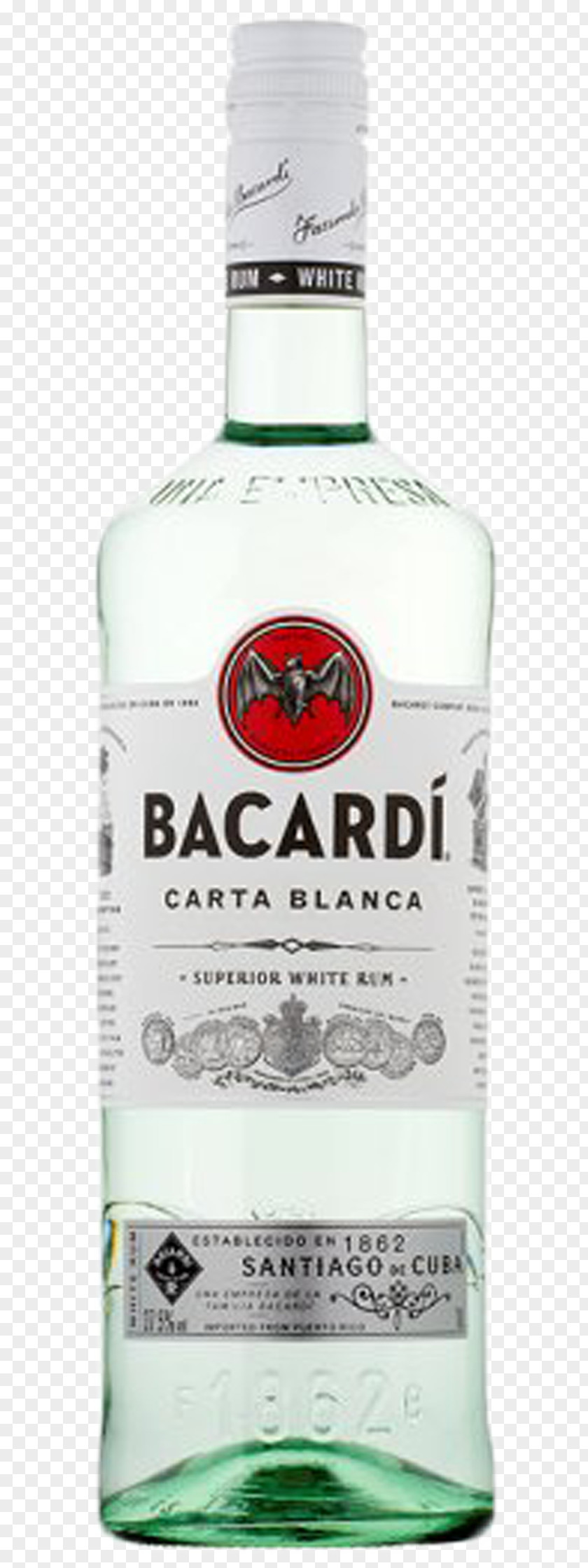 Mojito Bacardi Superior Light Rum Liquor PNG
