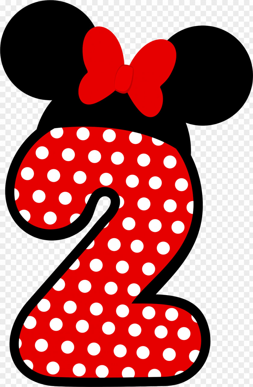 Number Two Minnie Mouse Mickey Drawing Party PNG