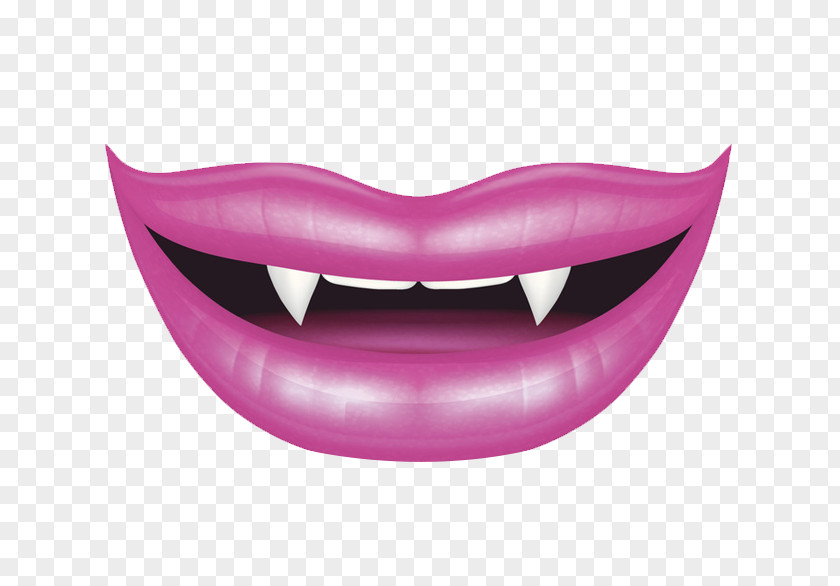 Vampire Lips Lip Smile Illustration PNG