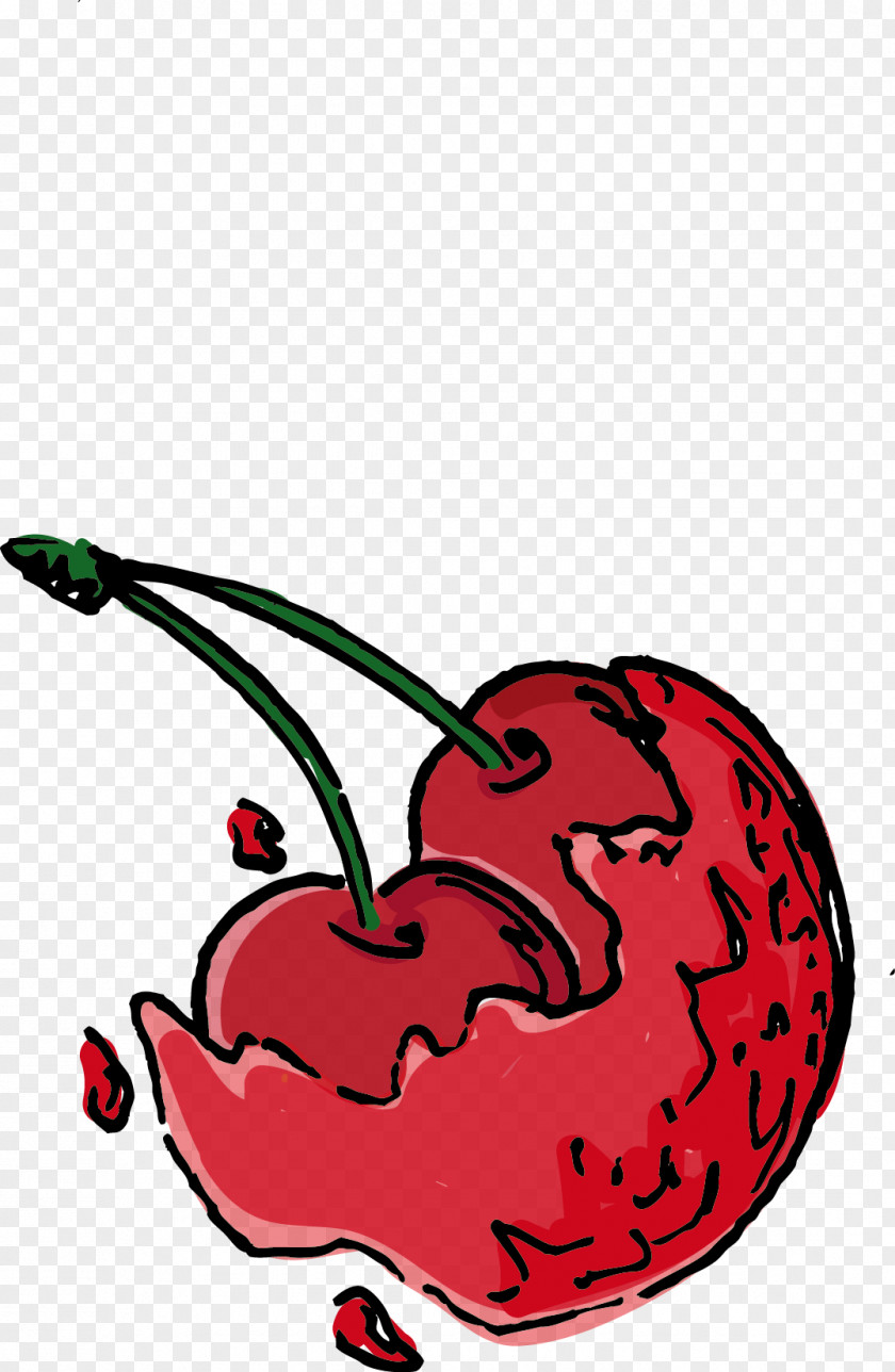 Cherry Cartoon Fruit Clip Art PNG