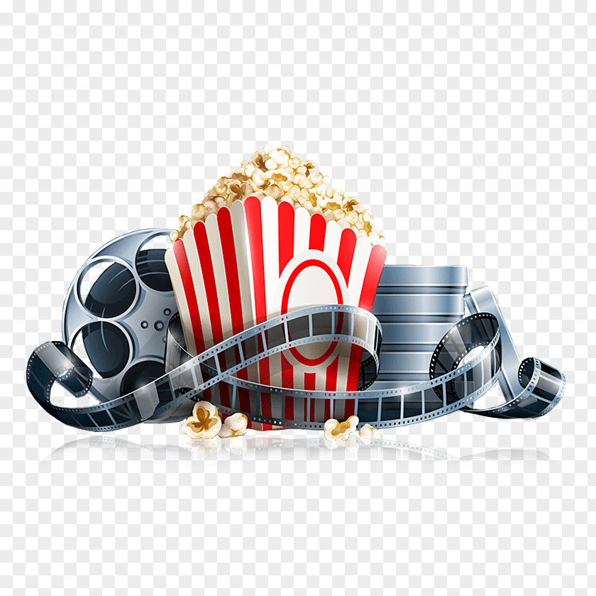 Popcorn Cinema Systems Corp. Film Reel PNG