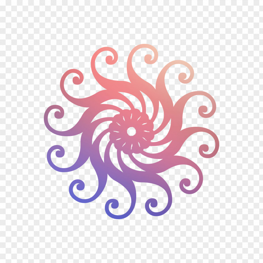 Visual Arts Pattern Pink M Spiral Font PNG