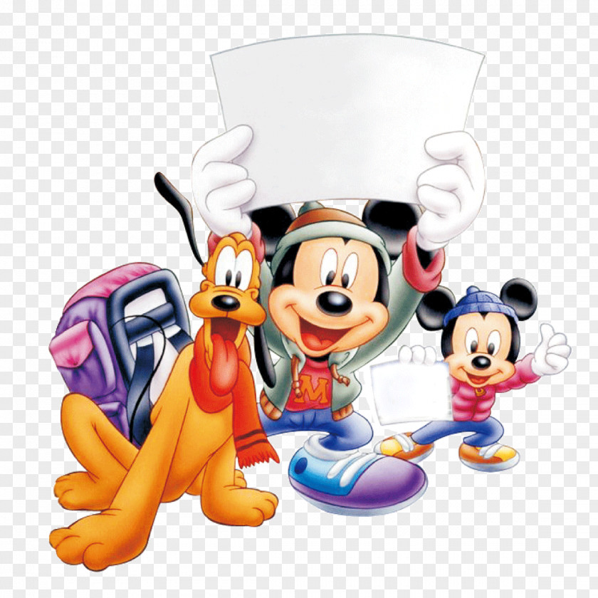 Disneyland Poster Mickey Mouse Minnie Cartoon The Walt Disney Company Wallpaper PNG