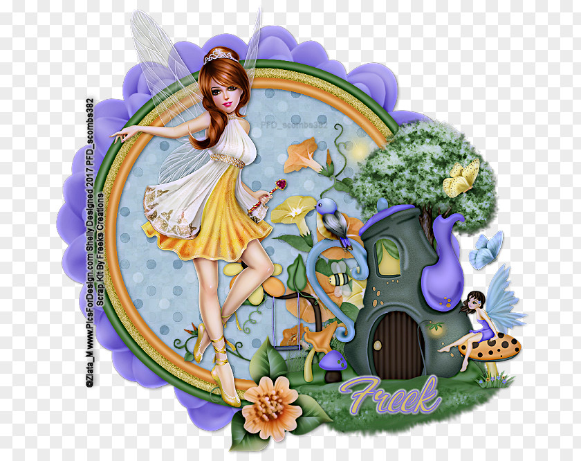 Fairy Cartoon Flower PNG