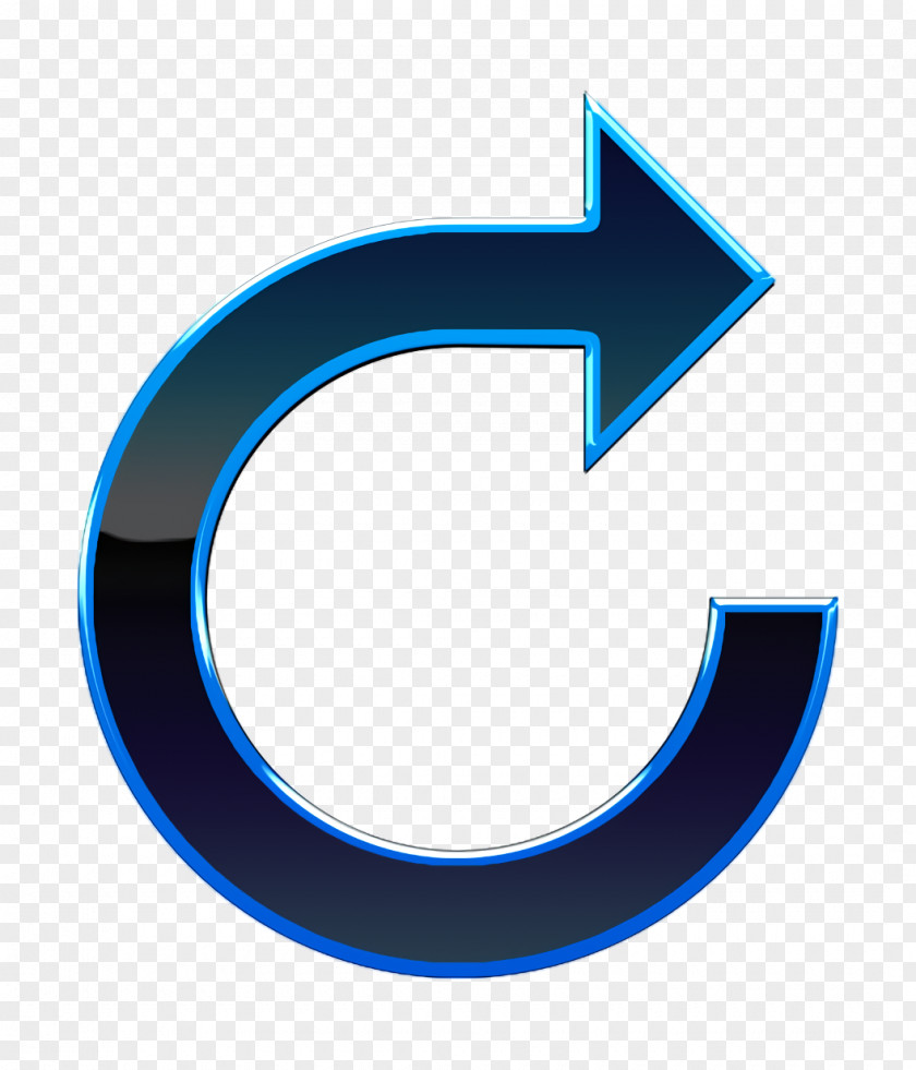 Logo Electric Blue Reload Icon PNG