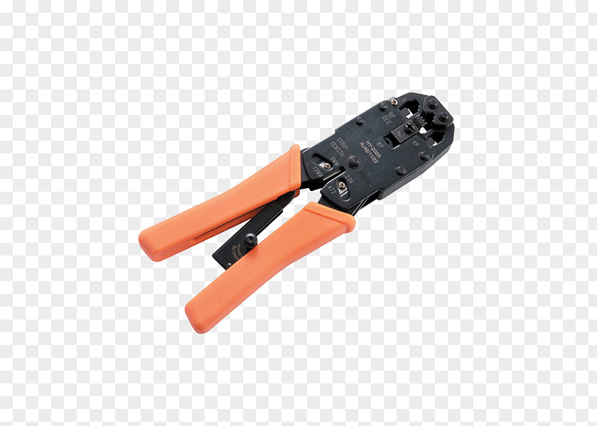 Crimping Diagonal Pliers Crimp RJ-11 8P8C RJ-12 PNG