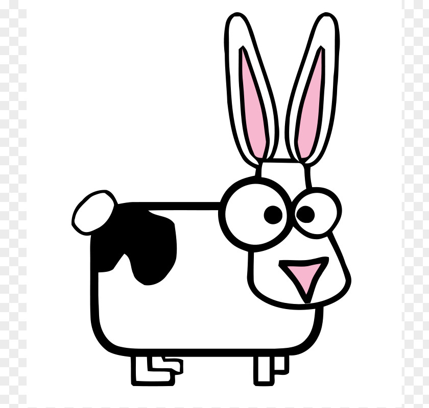 Free Easter Bunny Clipart Holstein Friesian Cattle Highland Calf Clip Art PNG