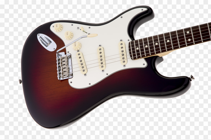 Guitar Fender Stratocaster Electric Squier Sunburst PNG