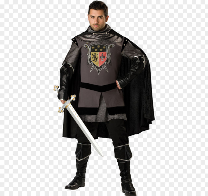 Knight Middle Ages Halloween Costume Robe Renaissance PNG