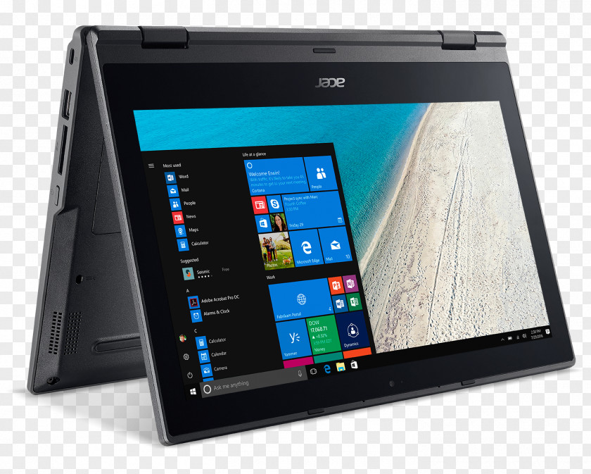 Laptop Acer TravelMate 2-in-1 PC Computer PNG