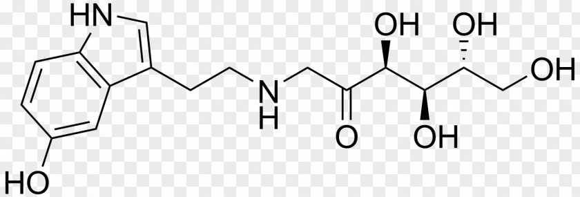 Serotonin Skeletal Formula Chemical Compound EDDS Molecular PNG