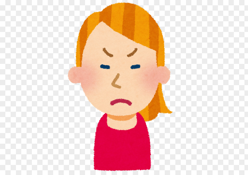 Angry Woman Japan 学び Person 学習材 English PNG