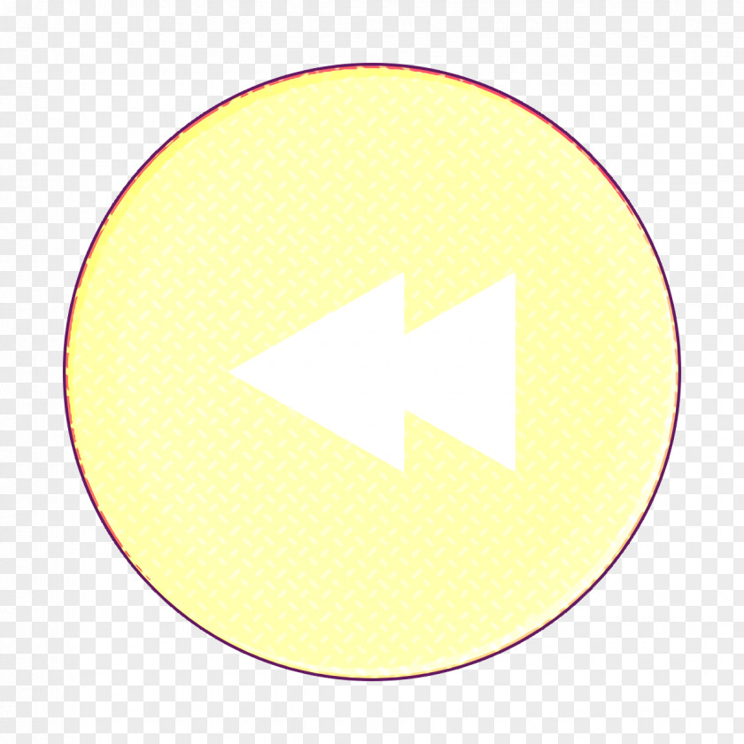 Logo Yellow Arrow Icon Back Left PNG