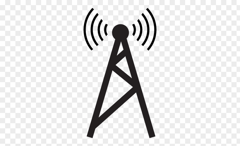 Signal Cell Site Mobile Phones Telecommunications Tower PNG