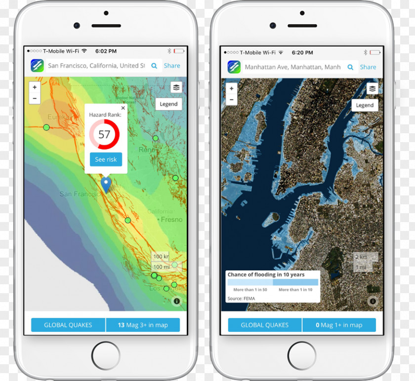 Smartphone Earthquake Prediction Landslide Seismic Hazard PNG