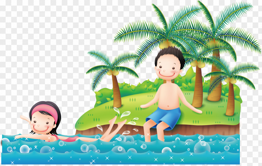Vacation Beach Vector Sandy PNG