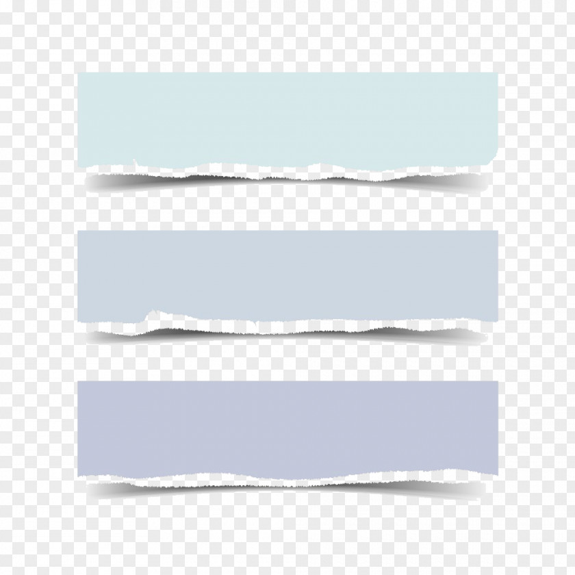 Blue-gray Hand Tear Paper Angle Pattern PNG