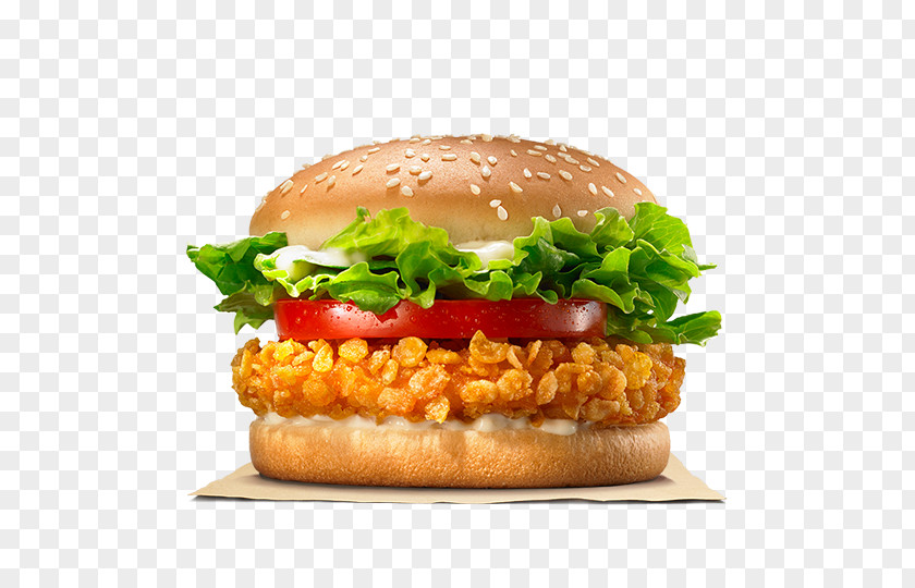 Crispy Chicken Whopper Hamburger Sandwich Wrap Fried PNG