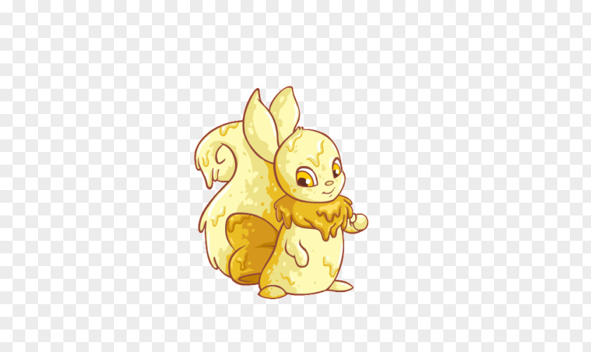 Custard Rabbit Neopets Yellow Illustration PNG