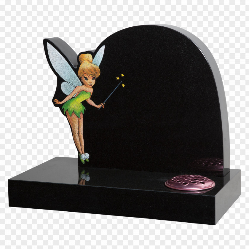 Headstone Artwork Headstones Tinker Bell Grave Rock PNG