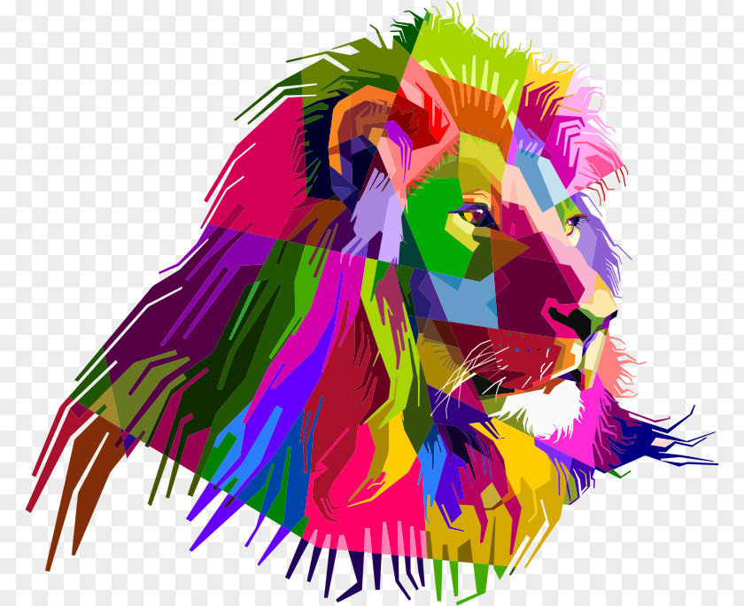 Lion Tiger Desktop Wallpaper PNG