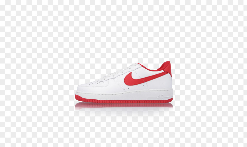 Nike Air Force 1 Sneakers Red Max PNG