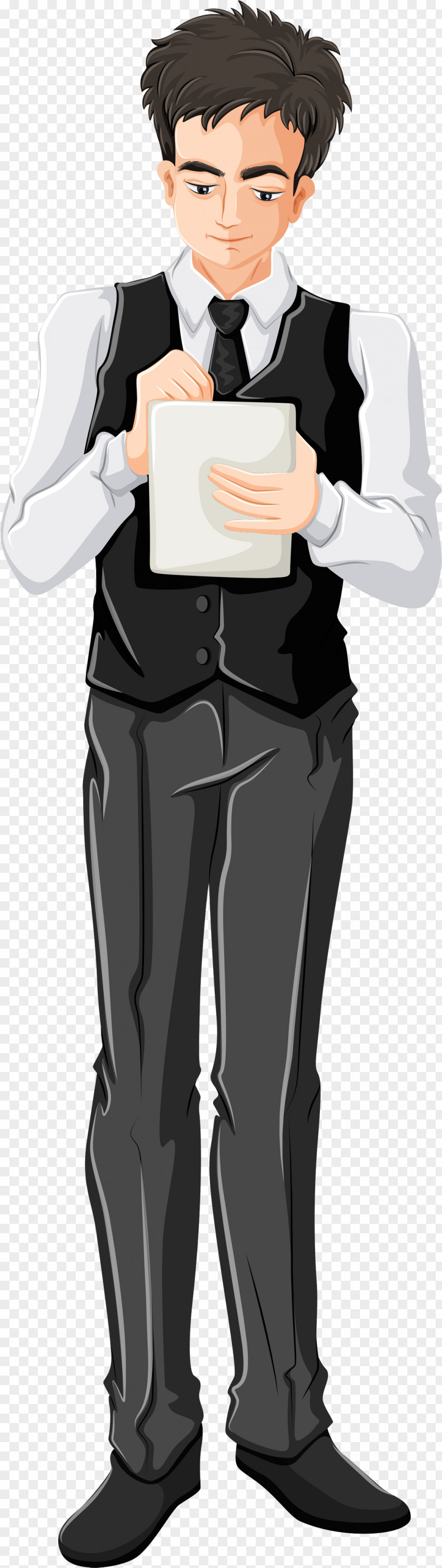 Occupational Waiter Drawing PNG