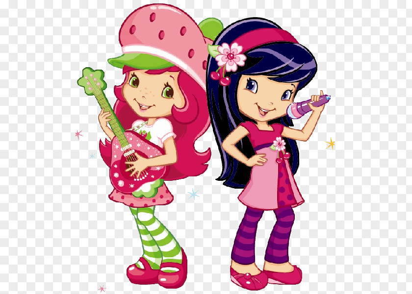 A Beautiful Roommate Who Receives Flowers Strawberry Shortcake Clip Art PNG