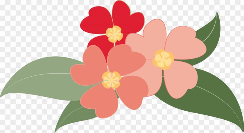 Botanic Flower Clip Art PNG