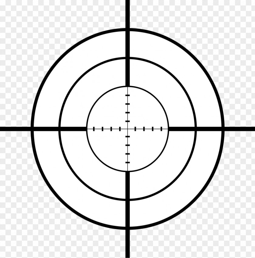 Crosshairs Cliparts Reticle Telescopic Sight Clip Art PNG