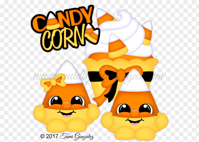 Cute Candy Corn Food Halloween Yellow PNG