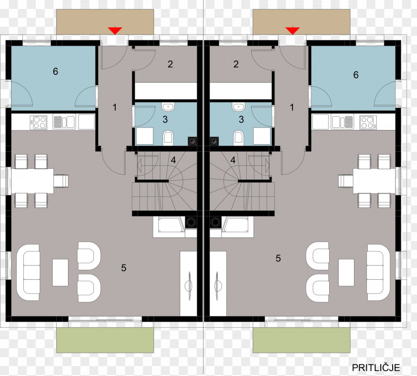 House Floor Plan Architecture Facade PNG