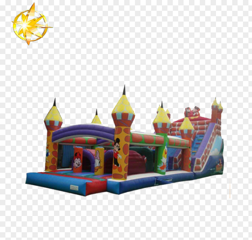 Inflatable Castle Amusement Park Entertainment PNG