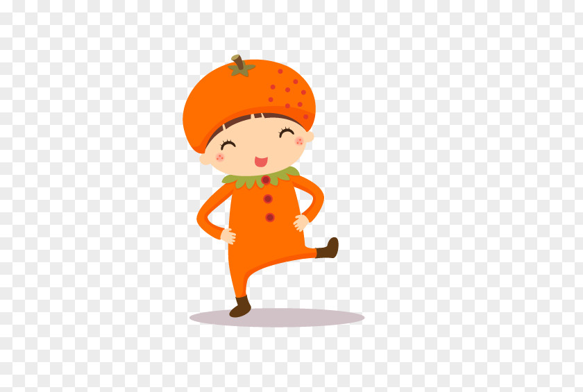 Orange Clothing Cartoon Auglis Fruit Illustration PNG