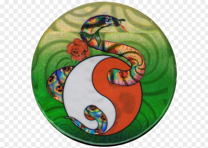Pueblan Milk Snake Yin And Yang Taijitu Painting Design PNG