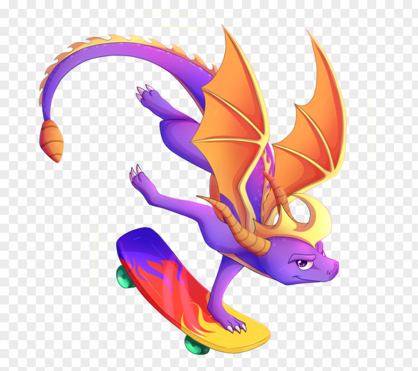 Speed Skating Spyro The Dragon Spyro: Year Of Skylanders: Spyro's Adventure 2: Season Flame PNG