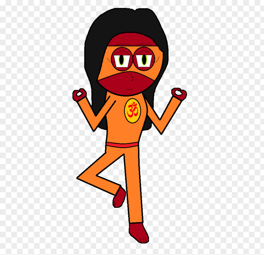 Yoga Woman Cartoon Character Clip Art PNG