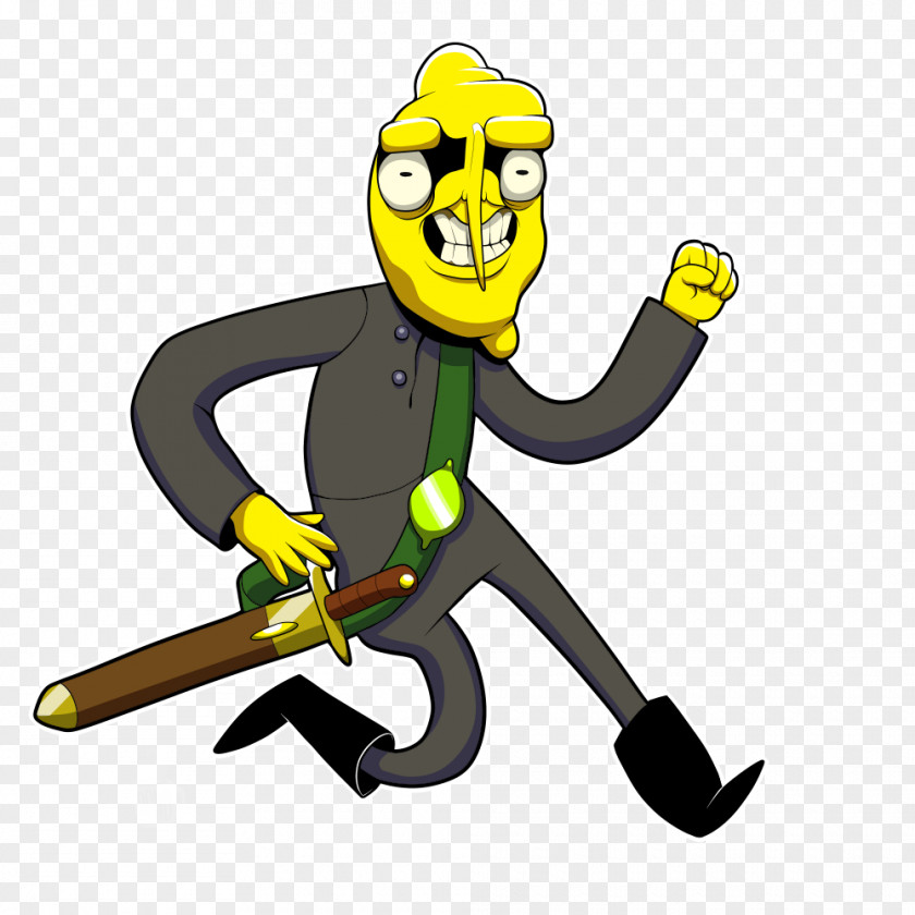 Lemon Boy Yellow Clip Art PNG